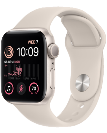 Mynd af Apple Watch SE (2022) LTE 44mm Kremlitað!!!!