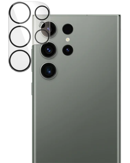 Mynd af PanzerGlass myndavélagler fyrir Samsung S24 línuna