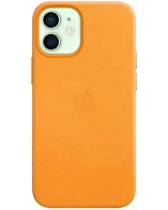 Mynd af iPhone 12 mini leður hulstur