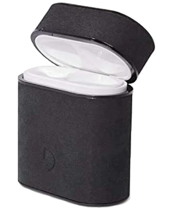 Mynd af Decoded AirPods leður hulstur
